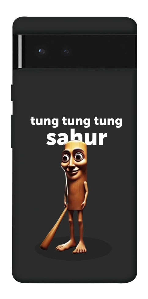 Чехол Tung Tung Tung Sahur Tamburo для Google Pixel 6