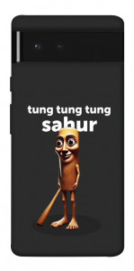 Чехол Tung Tung Tung Sahur Tamburo для Google Pixel 6