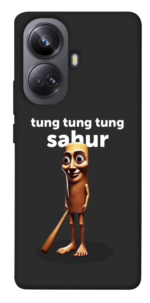 Чехол Tung Tung Tung Sahur Tamburo для Realme 10 Pro+