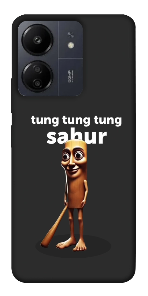 Чехол Tung Tung Tung Sahur Tamburo для Xiaomi Redmi 13C