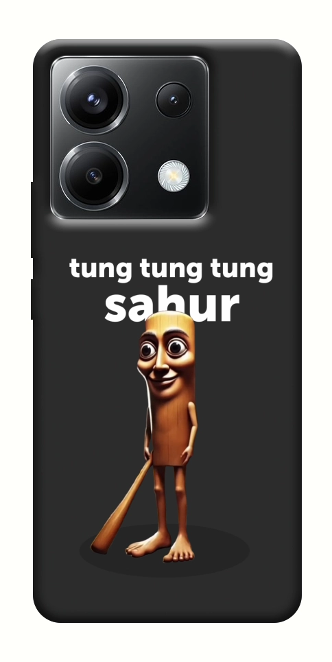 Чехол Tung Tung Tung Sahur Tamburo для Xiaomi Poco X6