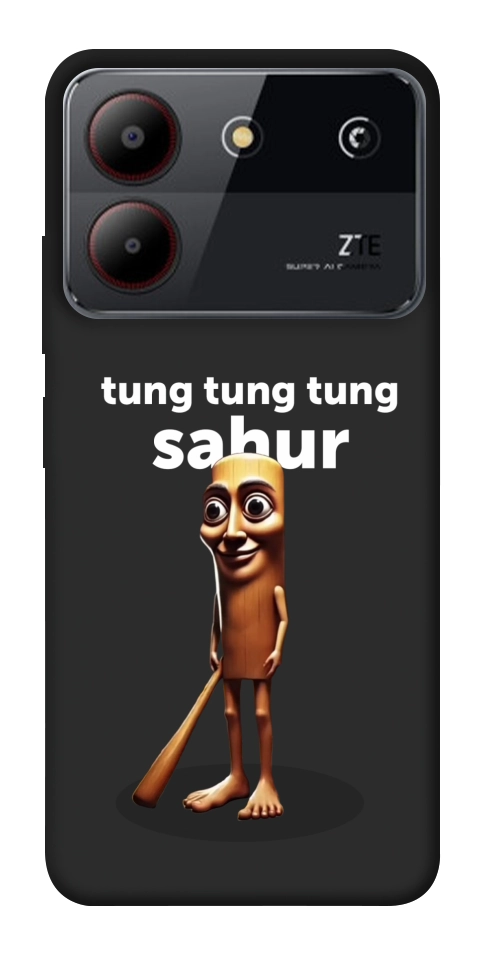 Чехол Tung Tung Tung Sahur Tamburo для ZTE Blade A54 4G