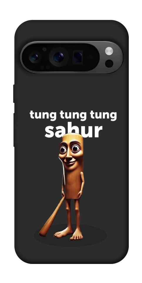 Чехол Tung Tung Tung Sahur Tamburo для Google Pixel 9 Pro