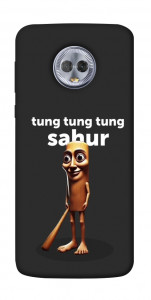 Чехол Tung Tung Tung Sahur Tamburo для Motorola Moto G6 Plus