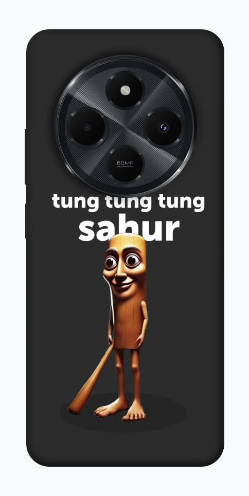Чехол Tung Tung Tung Sahur Tamburo для Xiaomi Redmi 14C