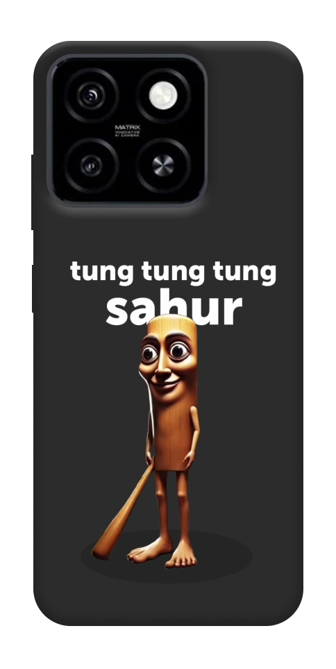 Чехол Tung Tung Tung Sahur Tamburo для ZTE Blade A55 4G