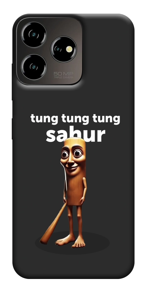 Чехол Tung Tung Tung Sahur Tamburo для ZTE Blade V50 Design 4G