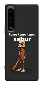 Чехол Tung Tung Tung Sahur Tamburo для Sony Xperia 1 IV
