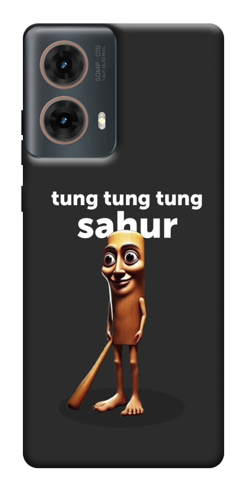 Чехол Tung Tung Tung Sahur Tamburo для Motorola Moto G85