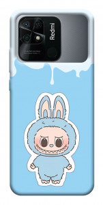 Чохол Labubu blue для Xiaomi Redmi 10C