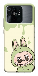 Чохол Labubu green для Xiaomi Redmi 10C