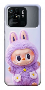 Чохол Labubu purple для Xiaomi Redmi 10C