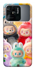 Чохол Rainbow labubu для Xiaomi Redmi 10C