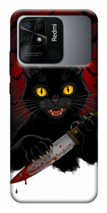 Чохол Horror lucky cat для Xiaomi Redmi 10C