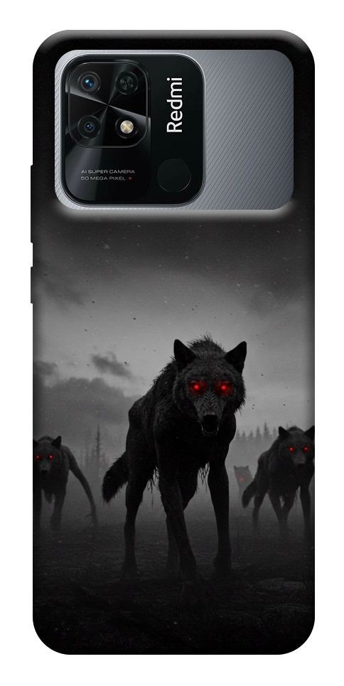 Чохол Horror wolfs для Xiaomi Redmi 10C
