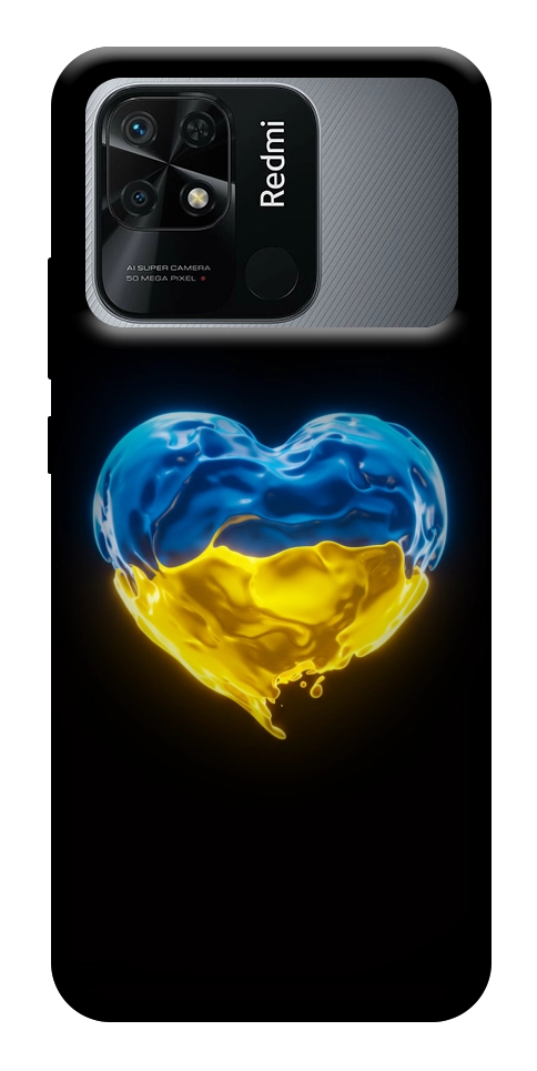 Чохол Серце України для Xiaomi Redmi 10C