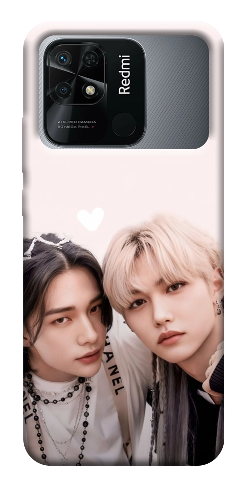 Чехол Hyunjin and Felix для Xiaomi Redmi 10C