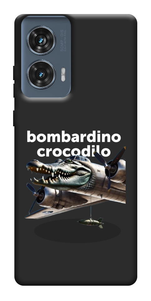 Чехол Bombardino Crocodilo volante для Motorola Edge 50 Fusion
