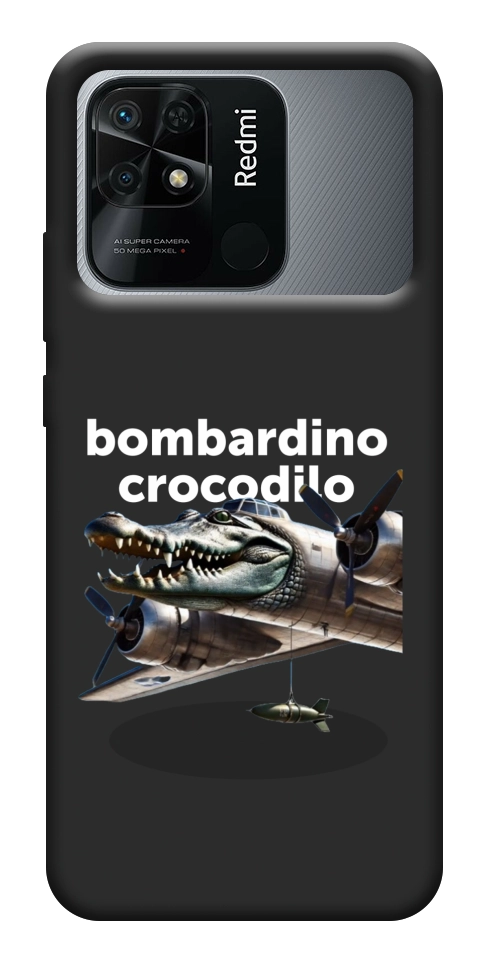 Чехол Bombardino Crocodilo volante для Xiaomi Redmi 10C