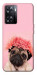 Чехол Мопс с цветами для OnePlus Nord N20 SE
