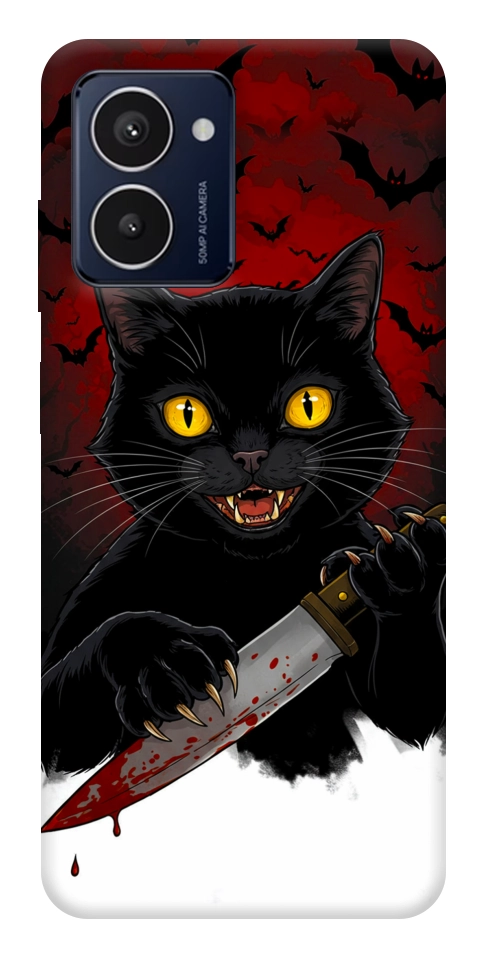 Чехол Horror lucky cat для HMD Pulse Pro