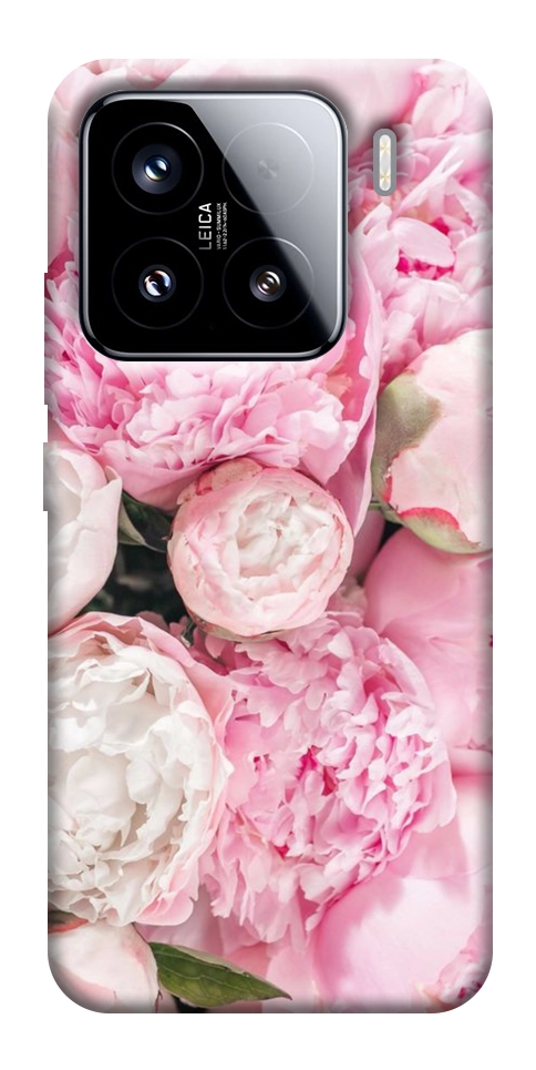 Чохол Pink peonies для Xiaomi 15