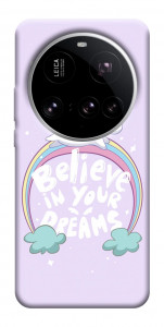 Чехол Believe in your dreams unicorn для Xiaomi 15 Ultra