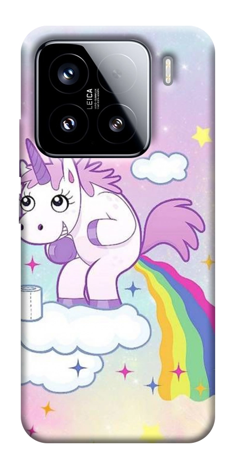 Чохол Єдиноріг з веселкою для Xiaomi 15