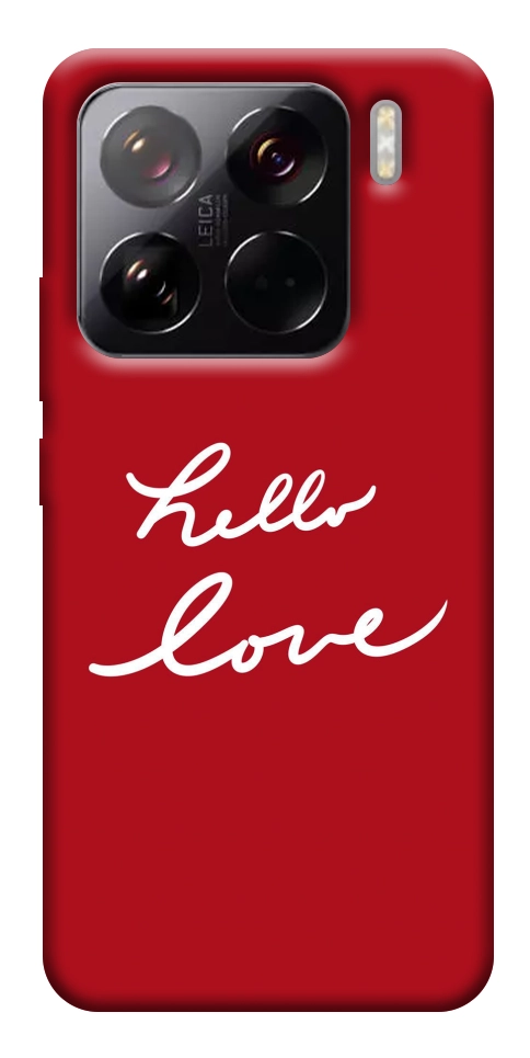 Чехол Hello love для Xiaomi 15 Pro