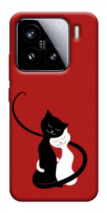 Чохол Закохані коти для Xiaomi 15