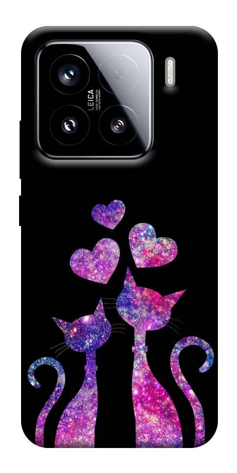 Чохол Космічні коти для Xiaomi 15