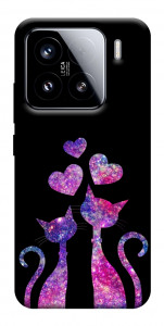 Чохол Космічні коти для Xiaomi 15