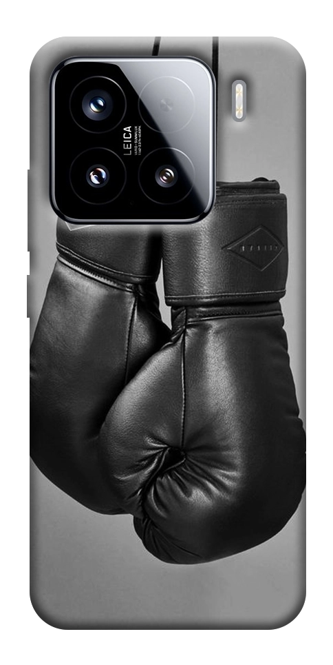 Чехол Черные боксерские перчатки для Xiaomi 15