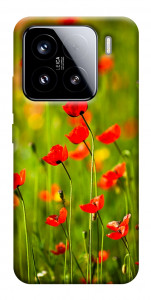 Чехол Маковое поле для Xiaomi 15