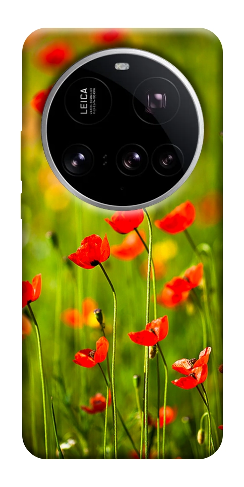 Чехол Маковое поле для Xiaomi 15 Ultra
