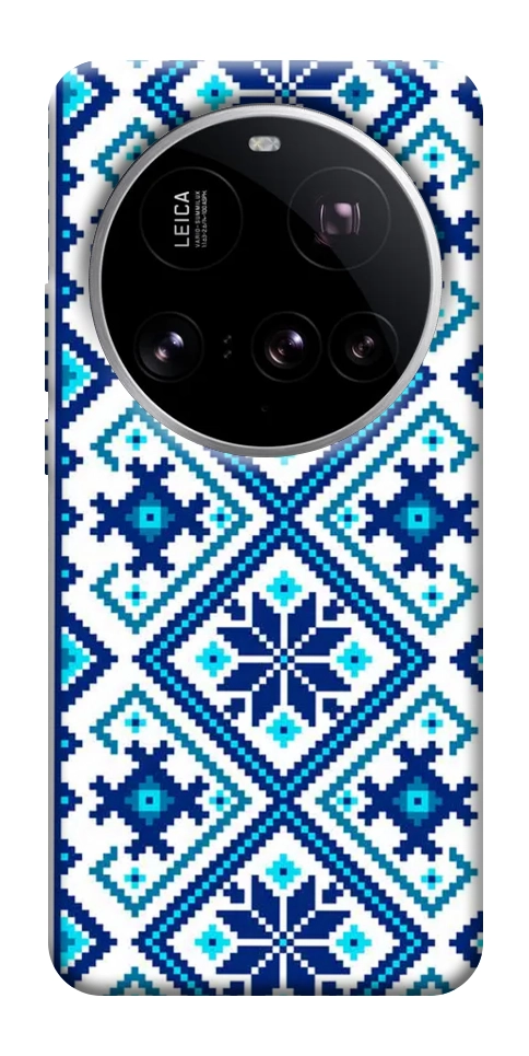 Чехол Синя вишиванка для Xiaomi 15 Ultra