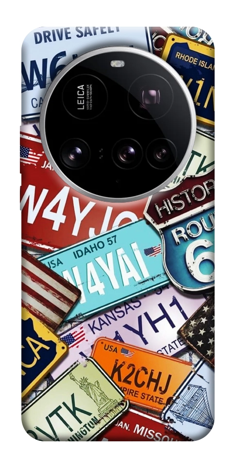 Чехол License plate для Xiaomi 15 Ultra