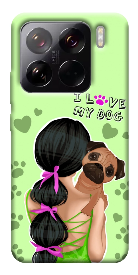 Чехол Love my dog для Xiaomi 15 Pro
