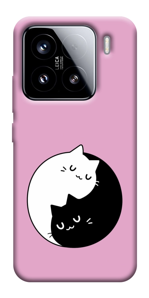 Чохол Коти інь-янь для Xiaomi 15