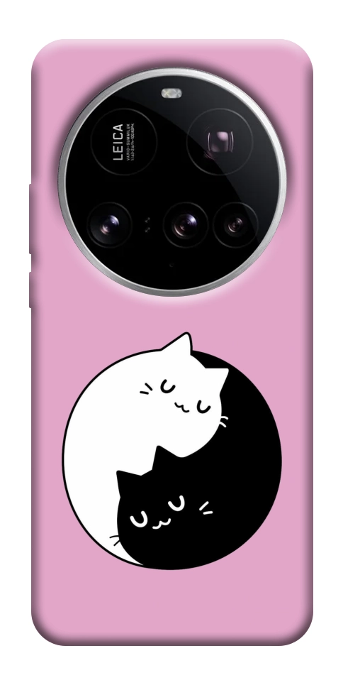 Чехол Коты инь-янь для Xiaomi 15 Ultra