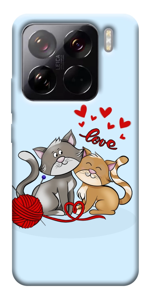 Чехол Два кота Love для Xiaomi 15 Pro