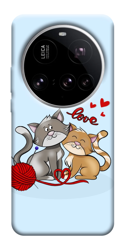 Чехол Два кота Love для Xiaomi 15 Ultra