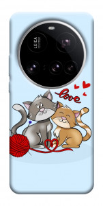 Чехол Два кота Love для Xiaomi 15 Ultra