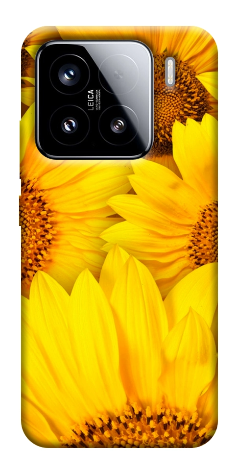 Чохол Букет соняшників для Xiaomi 15