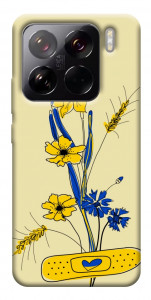 Чехол Українські квіточки для Xiaomi 15 Pro