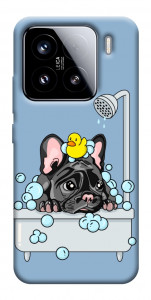 Чохол Dog in shower для Xiaomi 15