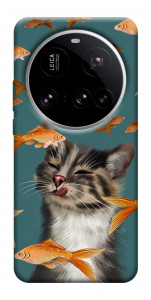 Чехол Cat with fish для Xiaomi 15 Ultra