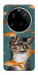 Чохол Cat with fish для Xiaomi 15 Ultra
