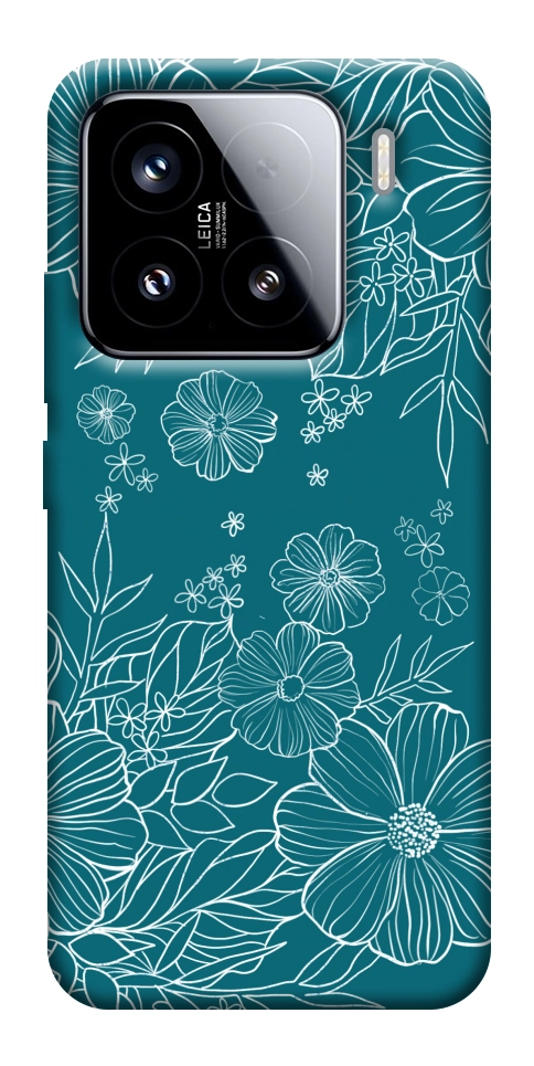 Чехол Botanical illustration для Xiaomi 15