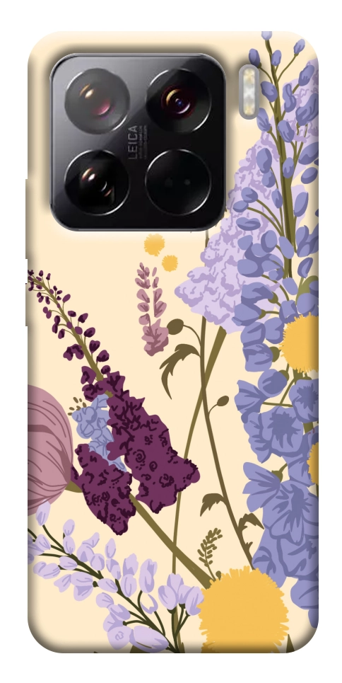 Чехол Flowers art для Xiaomi 15 Pro